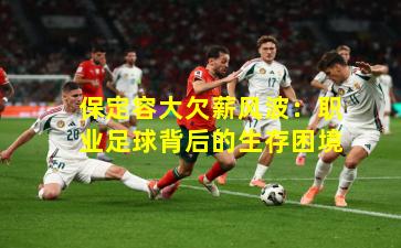 保定容大欠薪风波：职业足球背后的生存困境